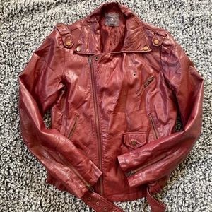 Faux Leather Jacket